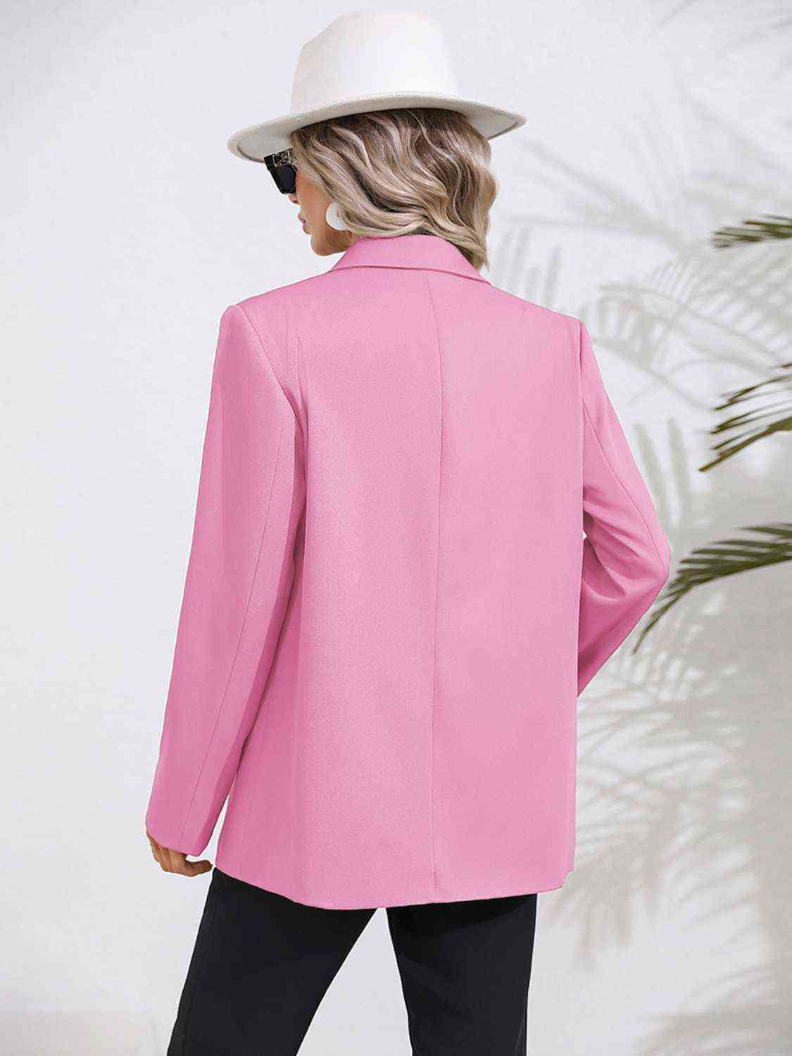 Payton Lapel Collar Button Down Blazer