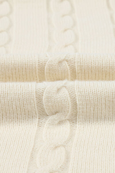 Willow Cable-Knit Boat Neck Sweater Dress