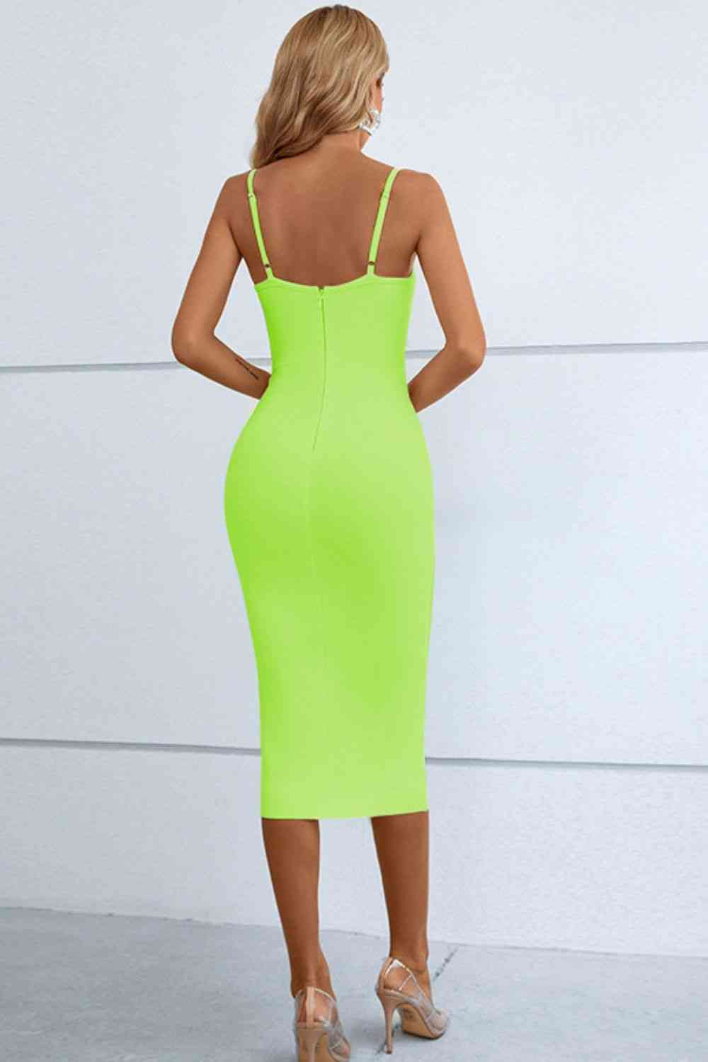 Savannah Cutout Spaghetti Strap Bodycon Dress