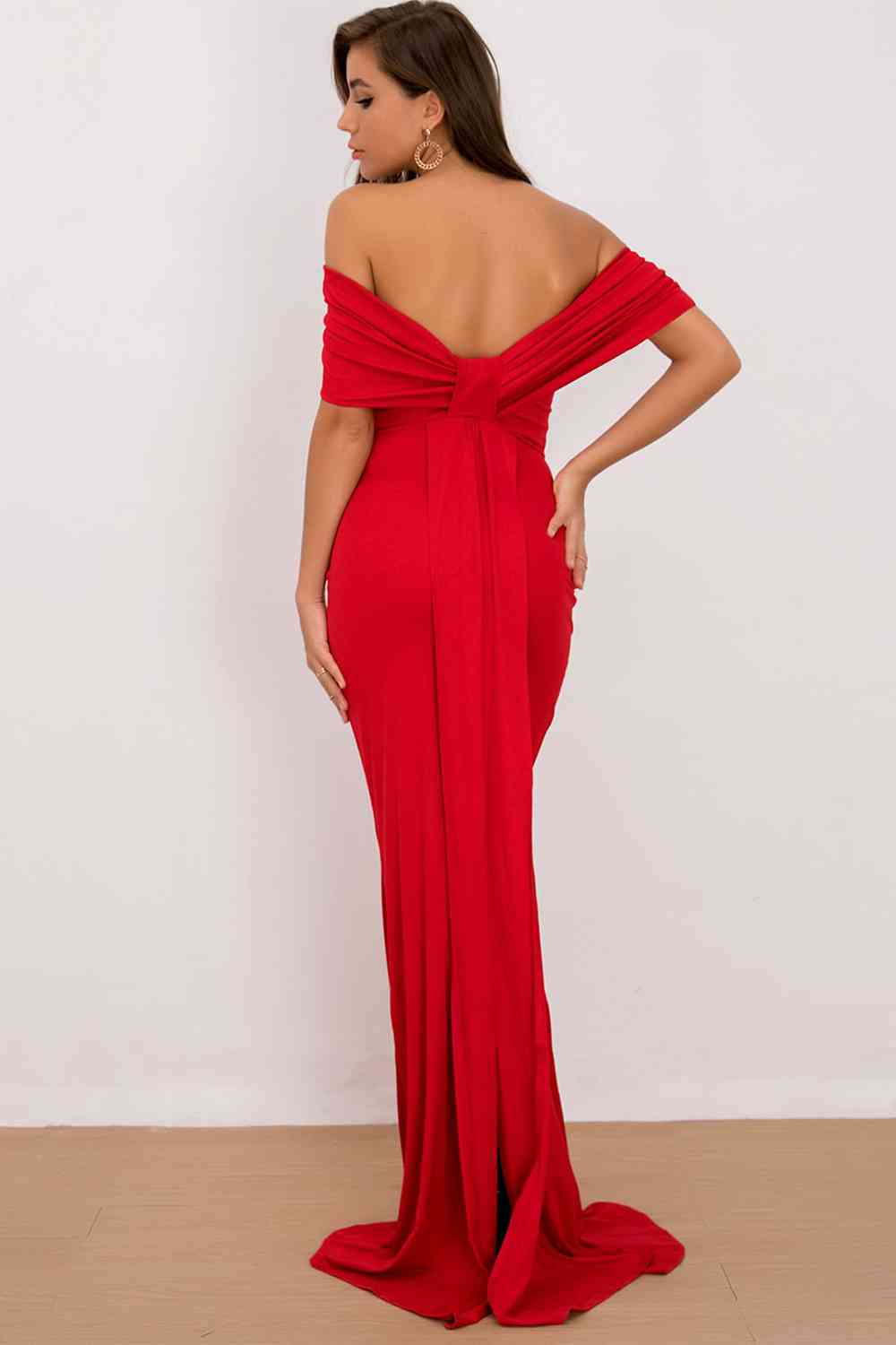 Hayden Off-Shoulder Floor Length Dress