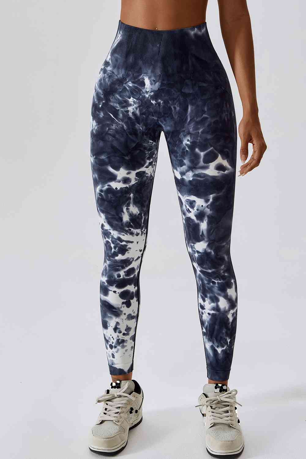 High Waist Tie-Dye Long Sports Pants