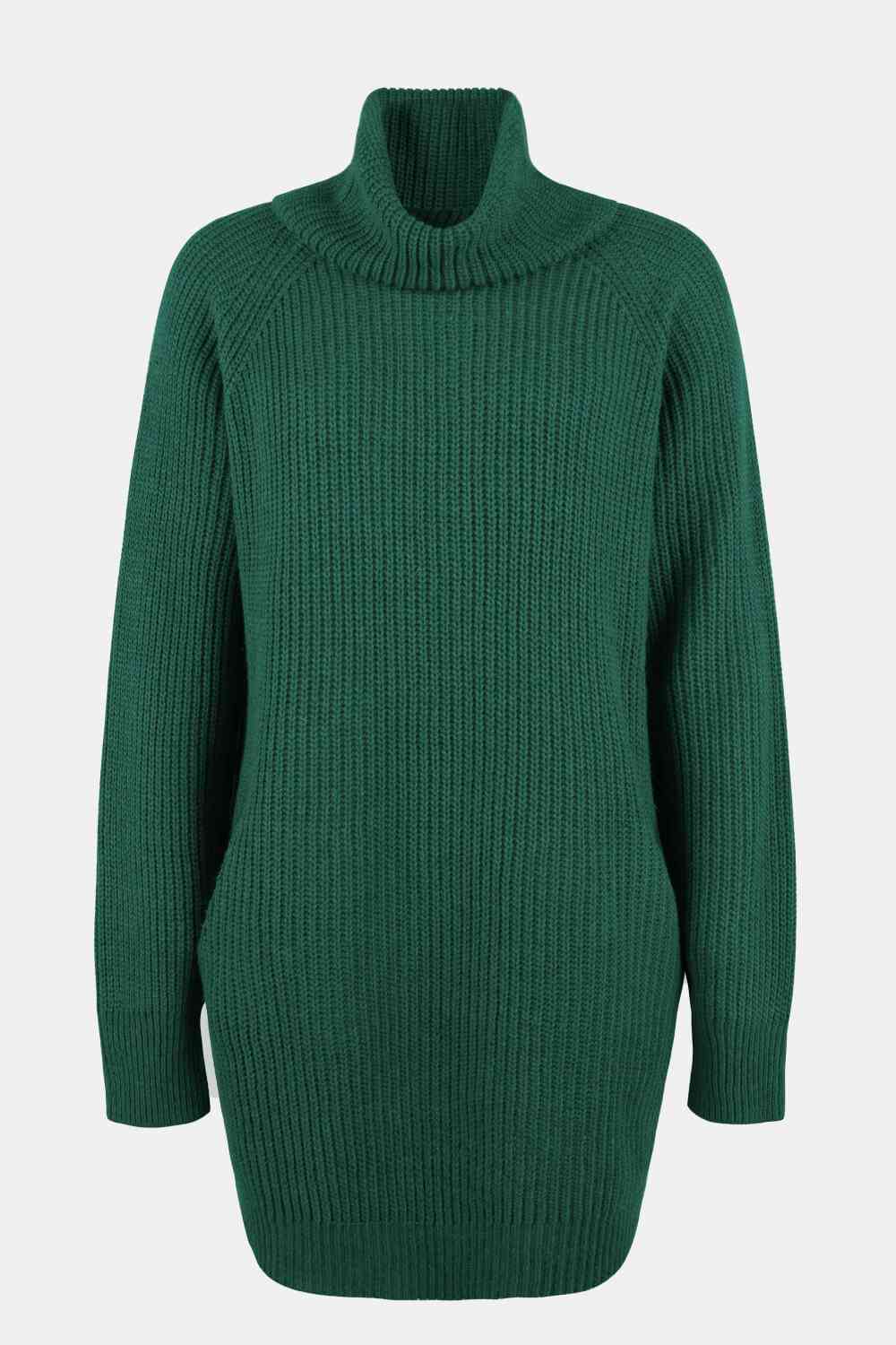 Ryann Turtleneck Sweater Dress with Pockets